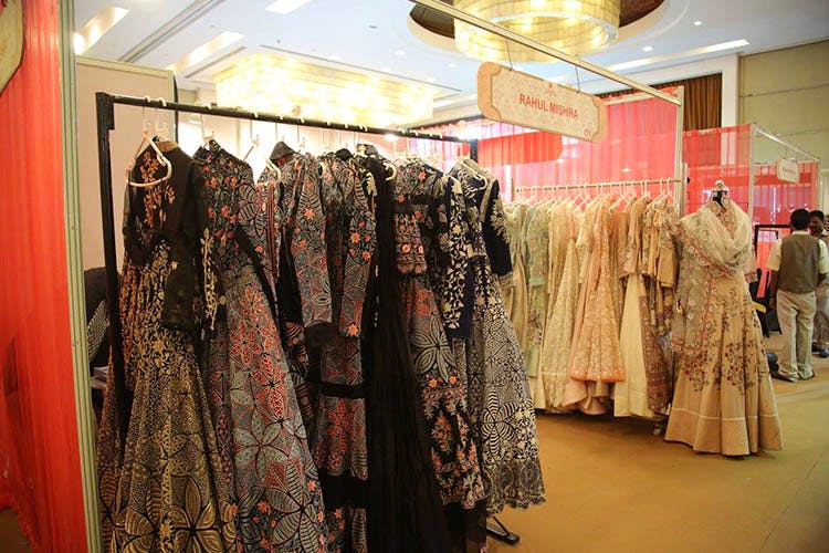 Designer clothing exhibition